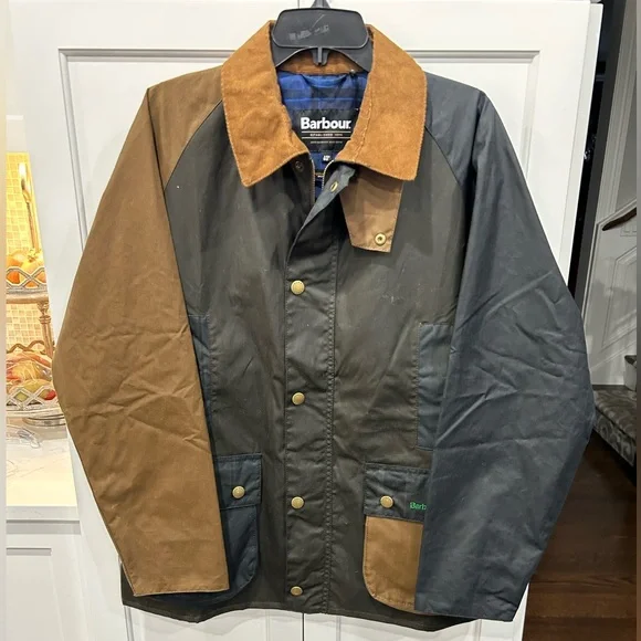 Patch Water Resistant Waxed Cotton JacketBarbour NEW